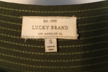 Lucky Green Angled Sleeved Top Small - Image 3