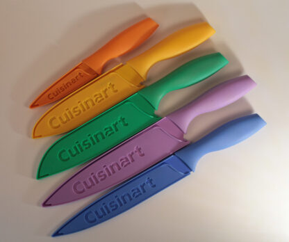 Variety of Cuisinart Knives Rainbow Colors