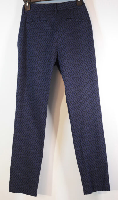 Mario Serrani Italian Indigo Diamond Pattern Pants size 4 - Image 5