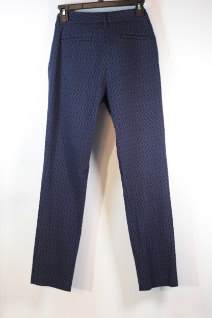 Mario Serrani Italian Indigo Diamond Pattern Pants size 4 - Image 4