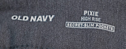 Old Navy Grey Pixie High Rise Secret-Slim Pockets Small - Image 2