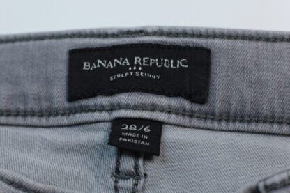 Banana Republic Grey Sculpt Skinny Pants Size 6 - Image 3