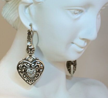 Brighton Reno Heart Leverback Earrings - Image 2