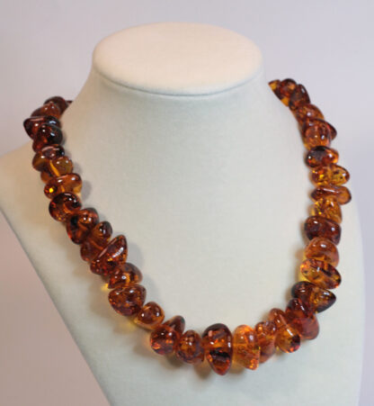 Genuine Natural Amber Nugget Necklace - Image 5