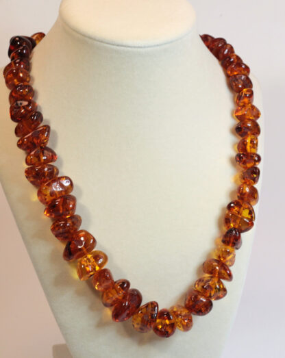 Genuine Natural Amber Nugget Necklace - Image 4