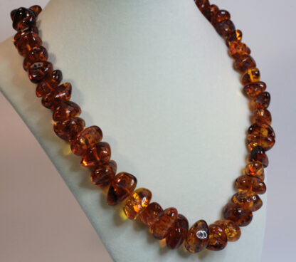 Genuine Natural Amber Nugget Necklace