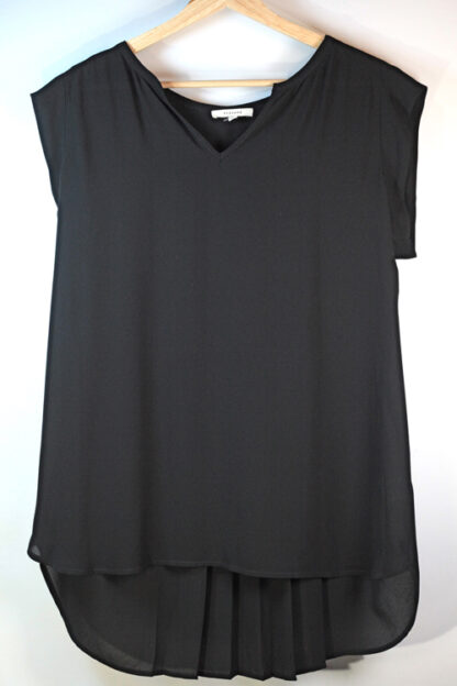 Pleione black sheer Top