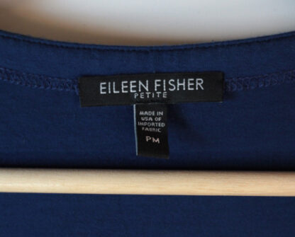 Eileen Fisher Petite Medium Dark Blue Tank Top - Image 4