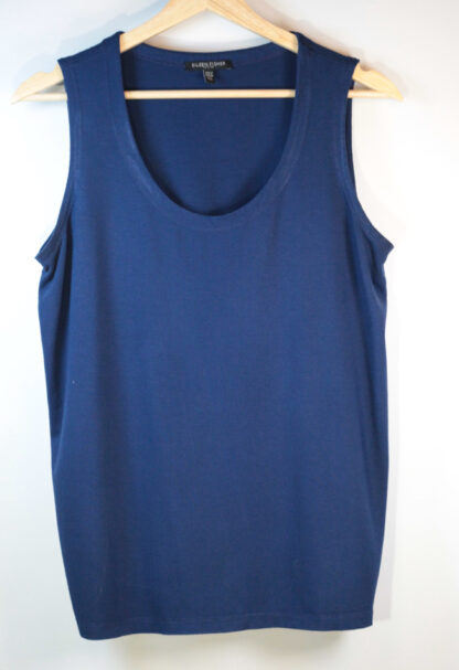 Eileen Fisher Petite Medium Dark Blue Tank Top