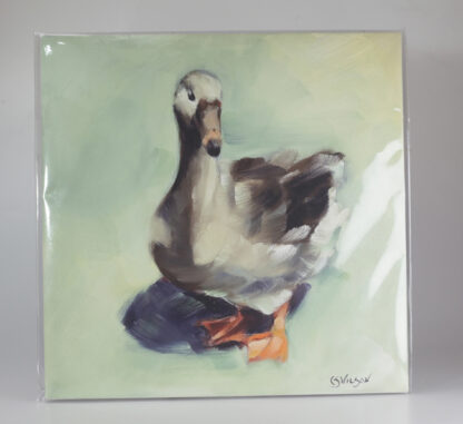 Authentic Original Cheryl Wilson Duck Painting - Image 3