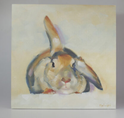 Authentic Original Cheryl Wilson Rabbit Painting