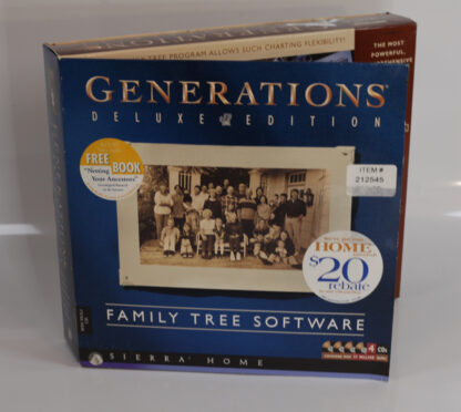 Generations Deluxe Edition Family Tree Software - Image 2