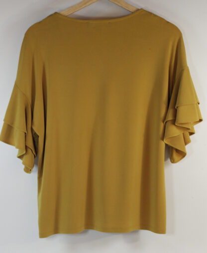 Catherine Malandrino Mustard Top Small - Image 2