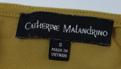 Catherine Malandrino Mustard Top Small - Image 3