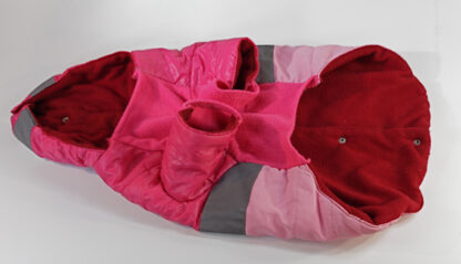 Pooch-a-Lini Pink Dog Rain Jacket for a little dog