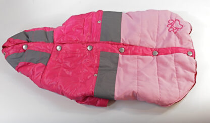 Pooch-a-Lini Pink Dog Rain Jacket for a little dog - Image 2