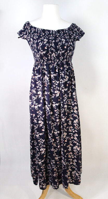 Shein Black and White Floral Dress Size 8/10